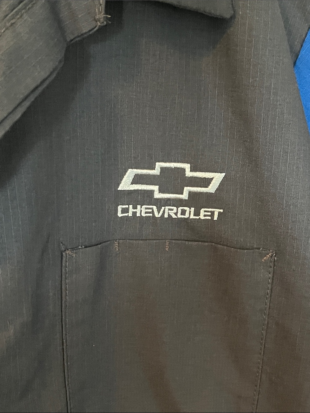 Red Kap Chevrolet Mechanic Work Shirts XL Colorblock Shop Uniform Bundle 2 Shirt - Picture 4 of 12